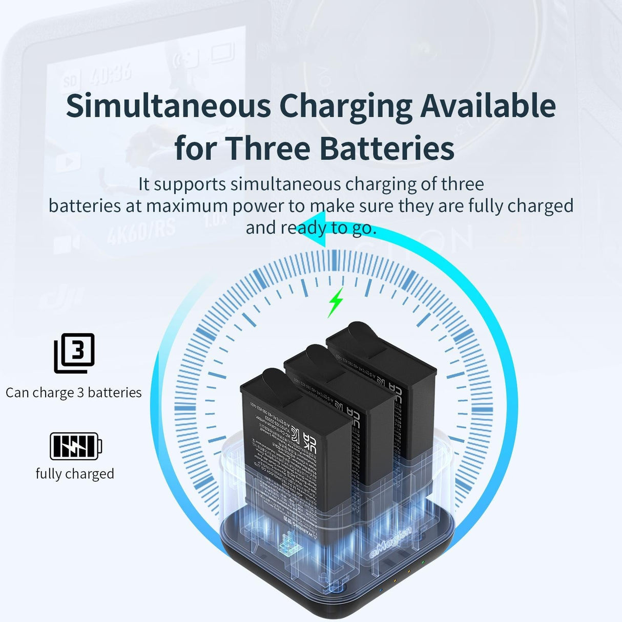 Amagisn Charger Base for Batteries