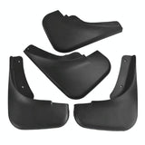 For Volkswagen Bora 2003-2008 4Pcs / Set Car Auto Soft Plastic Splash Flaps Fender Guard - Front View