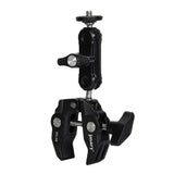 Aluminum Handlebar Magic Arm Rod Mount with Crab Clamp - Front View