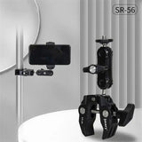 Aluminum Handlebar Magic Arm Rod Mount with Crab Clamp