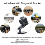 Wireless Hd Camera With Night Vision & Motion Detection - Ideal For Sports & Home Use - Rear View