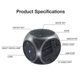 Wireless Hd Camera With Night Vision & Motion Detection - Ideal For Sports & Home Use - Low Angle
