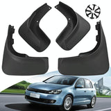 For Volkswagen Golf 6 2009-2013 4Pcs / Set Car Auto Soft Plastic Splash Flaps Fender Guard - Side View