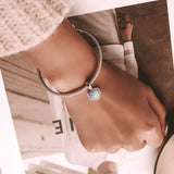 925 Sterling Silver Colorful Opal Butterfly Pendant For Diy Bracelets & Necklaces - Close-Up Angle