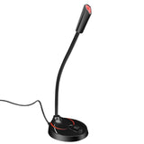 Flexible Usb Computer Microphone - 360 Degree Bendable - 2.2M - Front View