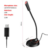 Flexible Usb Computer Microphone - 360 Degree Bendable - 2.2M - Extra Image