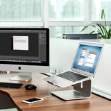 Adjustable Laptop Stand - 360 Degree Rotation - 11-17 Inch Notebooks - Close-Up Angle