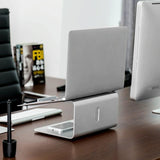Adjustable Laptop Stand - 360 Degree Rotation - 11-17 Inch Notebooks - Low Angle
