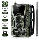 Waterproof 3G Hunting Trail Camera With Night Vision And 120 Degree Pir Angle - Front View