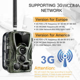 Waterproof 3G Hunting Trail Camera With Night Vision And 120 Degree Pir Angle - Top-Down View