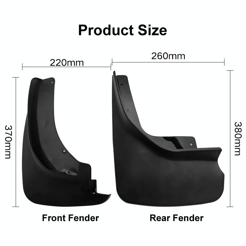 For Ford Explorer 2011-2019 4Pcs / Set Car Auto Soft Plastic Splash Flaps Fender Guard