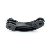 3-piece Helmet Extension Arm for Action Cameras - 7.5cm - Front View