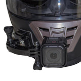 3-piece Helmet Extension Arm for Action Cameras - 7.5cm - Rear View