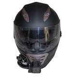 3-piece Helmet Extension Arm for Action Cameras - 7.5cm - Close-Up Angle