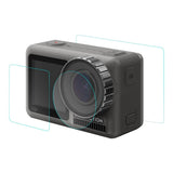 9h Tempered Glass Film for Dji Action Lens and Lcd Display - Front View