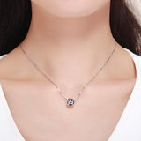 925 Sterling Silver Football Love Pendant Beads - Low Angle