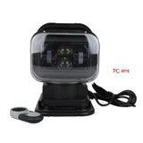 60W Dc 12 - 24V 400Lm Car 200M Wireless Remote Control 360 Degree Adjustable Led Search High Bay Lights / Spotlights - Top-Down View