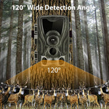 Outdoor Infrared Night Vision Camera with Tracking - 2.7k - Close-Up Angle
