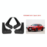 For Bmw X4 M Sports 2019-2023 4Pcs / Set Car Auto Soft Plastic Splash Flaps Fender Guard - Side View