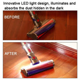 Universal Vacuum Suction Head Adapter with Led Light - 45-Degree Angle