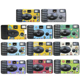 27 Retro Film Camera Stickers - Waterproof Cartoon Design - Side View