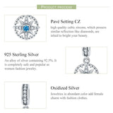 925 Sterling Silver Compass Pendant Necklace - 45-Degree Angle