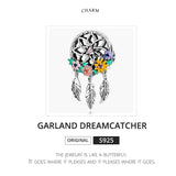 925 Sterling Silver Dream Catcher Bracelet / Necklace Beads - Side View