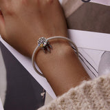 925 Sterling Silver Dream Catcher Bracelet / Necklace Beads - Low Angle