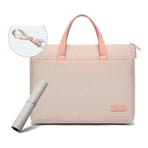 Ultra-thin Macbook Laptop Bag with Mouse Pad - Khaki & Gray 15.6-16.1 Inches