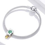 925 Sterling Silver Mahjong Beads For Diy Bracelets & Necklaces - Low Angle