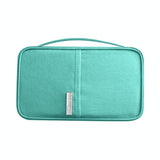 Waterproof Travel Document Bag Black Large - Orange Pink Small - Low Angle