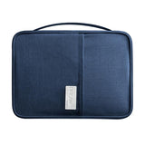 Waterproof Travel Document Bag Black Large - Orange Pink Small