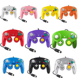 2-pack Wired Vibrating Game Controller for Nintendo Ngc / Wii - Silver - Side View