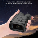 Compact Night Vision Binoculars for Hunting and Outdoor - Side View