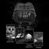 Compact Night Vision Binoculars for Hunting and Outdoor - 45-Degree Angle