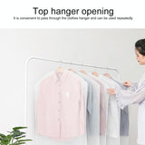 100 Disposable Transparent Dust Bags - 60x120cm - Pp Material - 45-Degree Angle