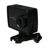 Xiaomi 4k / Xiaoyi Ii Camera Frame Mount with Protective Housing and Basic Mount - Front View