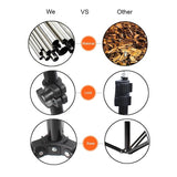 Professional Aluminum Lighting Stand For Studio Flash - 68-200Cm Height Black - Extra Image