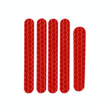 Reflective Stickers for Ninebot Es1 Scooter - Red - Side View