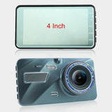 1080p Dual Recording Car Dvr with Parking Monitoring and Loop Recording - 4 Inch 2.5d Hd - Front View