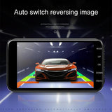 1080p Dual Recording Car Dvr with Parking Monitoring and Loop Recording - 4 Inch 2.5d Hd - Top-Down View