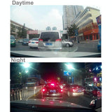 1080p Dual Recording Car Dvr with Parking Monitoring and Loop Recording - 4 Inch 2.5d Hd - Close-Up Angle