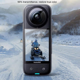 Hd Screen Protective Film for Insta360 X3 - Soft and Durable - Close-Up Angle