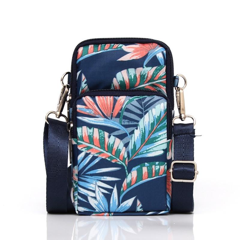 Animal Park Mini Crossbody Phone Wallet With Arm Band - Colourful Flower