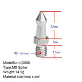 2Pcs Stainless Steel M8 Feet Screws For Slr Tripod