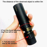 Portable High Definition Night-vision Telescope - 10-30x25 - Close-Up Angle