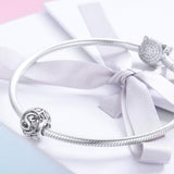 925 Sterling Silver 26 English Letter Beads For Diy Bracelets & Necklaces Style - S - 45-Degree Angle