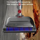 Electric Mopping Head for Dyson Vacuum Cleaners - Low Angle