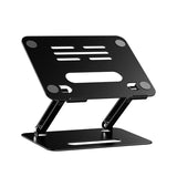 Double-layer Aluminum Alloy Folding Stand for Notebooks and Tablets - Front View