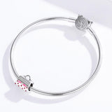 925 Sterling Silver Handbag Beads For Diy Bracelets & Necklaces - Low Angle